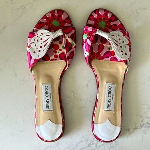 Jimmy Choo butterfly sandals.